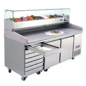 Atosa EPF3480 485Lt Pizza Prep Counter Chiller