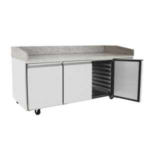 Atosa EPF3485 Marble Top 560Lt Pizza Prep Counter Chiller