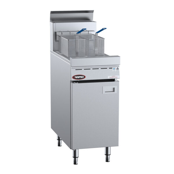 B & S RF400 Single Pan Rapid Fryer (NAT Gas)