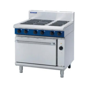 Blue Seal Evolution Series E56D 6 Element Electric Range on Convection Oven