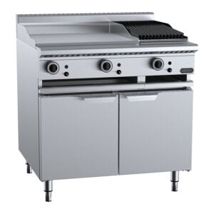 Verro VBT-GRP6-CBR3 Gas Combination Griddle and Char Broiler (NAT Gas)