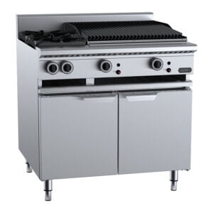 Verro VBT-SB2-CBR6 Combination 2 Burner and Char Broiler (NG)