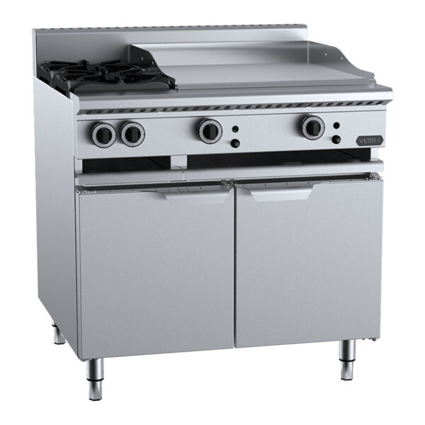 Verro VBT-SB2-GRP6 Combination 2 Burner and Griddle (LPG)