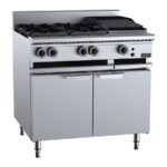 Verro VBT-SB4-CBR3 Combination 4  Burner and Char Broiler (LPG)