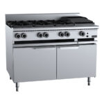 Verro VBT-SB6-CBR3 Combination 6 Burner and Char Broiler (NG)