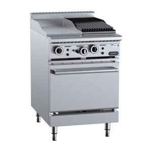 Verro VOV-GRP3-CBR3 Combination 300mm Grill Plate and 300mm Char Broiler Oven Range (NAT Gas)