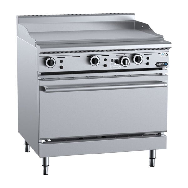 Verro VOV-GRP9 Combination 900mm Grill Plate Oven Range (LPG Gas)