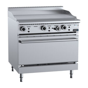 Verro VOV-GRP9 Combination 900mm Grill Plate Oven Range (NAT Gas)