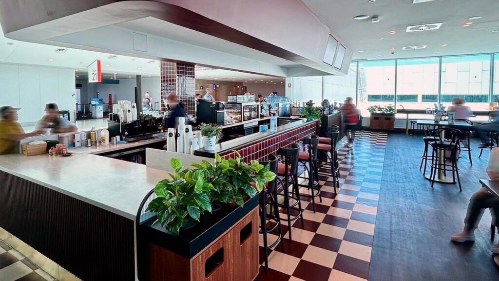 Little Pope café, Melbourne Airport