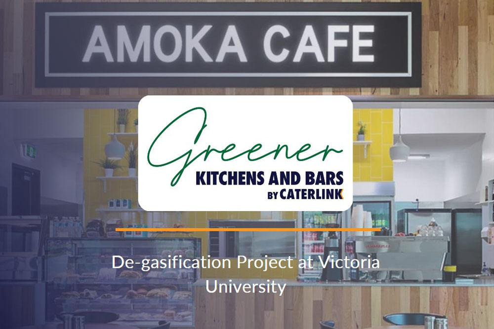 Vic university -amoka cafe, greener kitchens