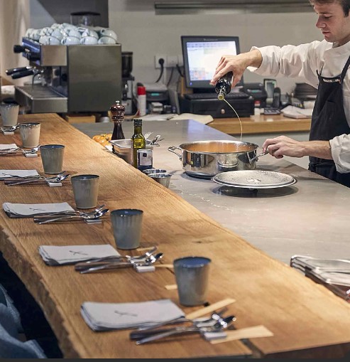 TPB Tech Chef Using Induction Cooktop