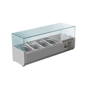 Anvil Saltas VRX1200 4x 1/3 GN Refrigerated Ingredient Well