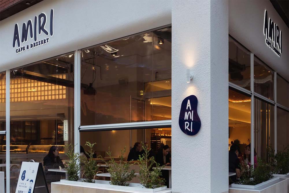 AMIRI cafe exterior