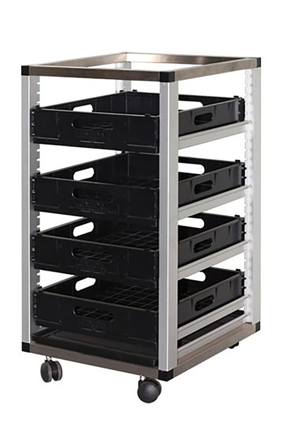 Mantova 1904 Single 4 Tray Trolley Mantova 1904 Single 4 Tray Trolley