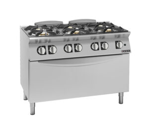 Giorik CG760HT 6 Burner Gas Boiling Top with Maxi Gas Oven (NAT Gas)