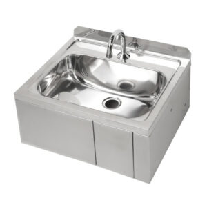 3 Monkeez AB-KNEEHB-1 Knee Operated Stainless Steel Basin with No Valve