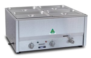 Roband BM4A Double Row 2 Module Countertop Bain Marie