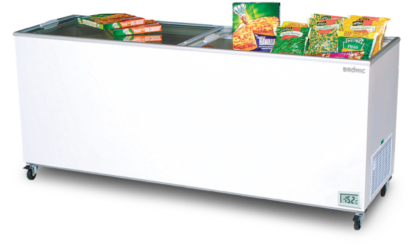 Bromic CF0700FTFG 670Lt Flat Glass Chest Freezer