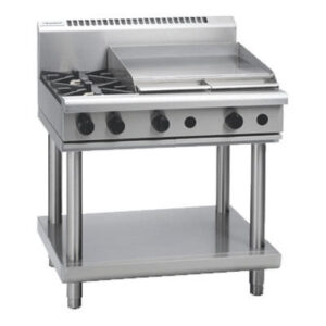Waldorf RN8606G-LS Gas Combination 2 Burner with Griddle (NAT Gas)