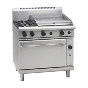 Waldorf RN8616GC Gas Combination Cooktop and Griddle on Convection Oven (LPG Gas)
