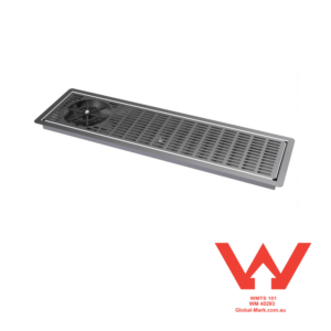 Simply Stainless SBM.DT.GR.0600 600mm Drop In Drip Tray with Glass Rinser