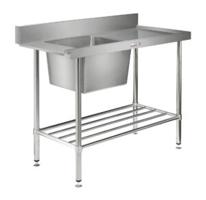 Simply Stainless SS08.6.1500.R 1500x600mm Dishwasher Inlet Bench