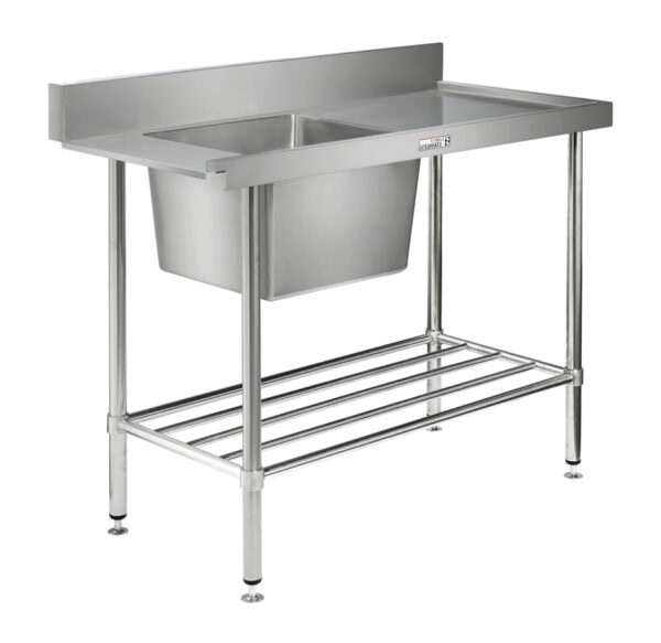 Simply Stainless SS08.6.1500.R 1500x600mm Dishwasher Inlet Bench