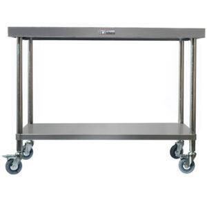 Simply Stainless SS03.6.1200 1200x600mm Mobile Island Bench