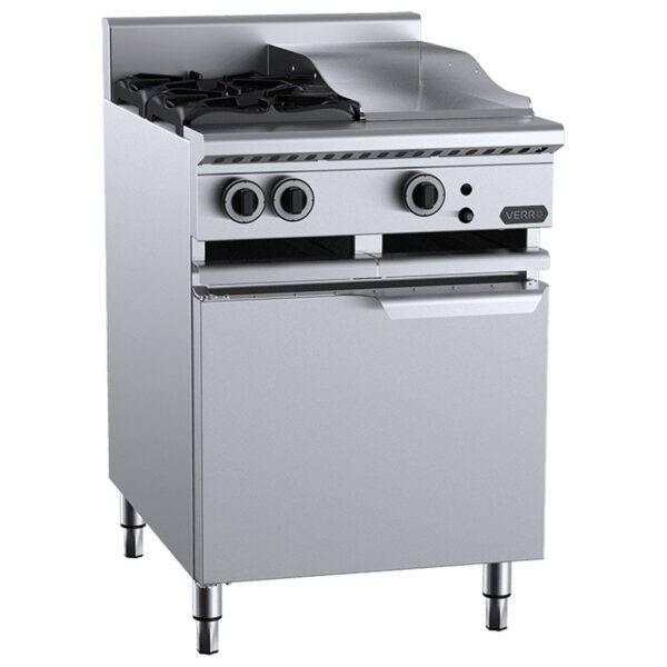 Verro VBT-SB2-GRP3 Combination 2 Burner and Griddle (NAT Gas)