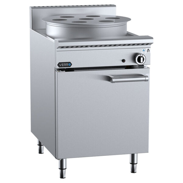 Verro VYCJSF-1HE-NG Fusion Series Gas Single Hole Waterless Exchange Steamer