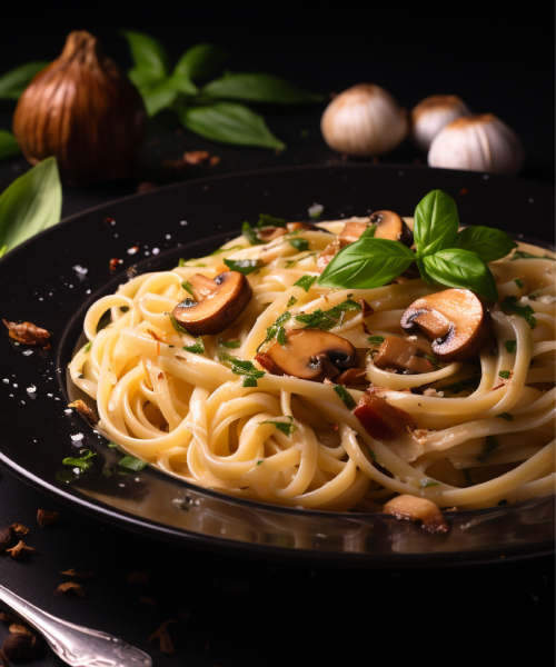 Italian Butter Garlic Oyster Sauce Pasta