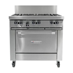 Garland - GFE36-6C 900mm Wide Restaurant Series 6-Burner Range with Convection Oven