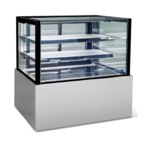 Williams HTG15 1500mm 3 Tier Square Glass Refrigerated Cake Display Cabinet