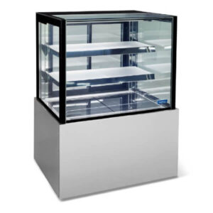 Williams HTG9 900mm 3 Tier Square Glass Refrigerated Cake Display Cabinet