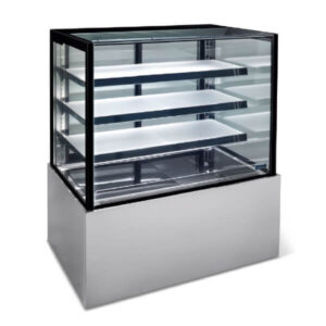 Williams HTGH15 1500mm 4 Tier Square Glass Refrigerated Cake Display Cabinet
