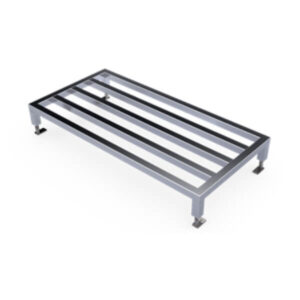 Used Ex Rental Simply Stainless SS01.9.1500 1500x900mm Island Bench