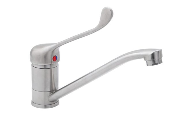 Stainless Steel Lever Handle Sink Mixer 4 Star T-3MLS6MIX
