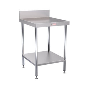Clearance Simply Stainless SS02.7.0600 600x700mm Wall Bench with Undershelf