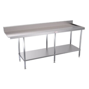 Clearance Simply Stainless SS07.6.2100.R 2100x600mm Right Hand Dishwasher Outlet Bench