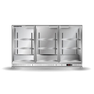 Skope BC.3.GSW.SS Three Glass Swing Door, 203Lt Undercounter Bar Cooler Fridge