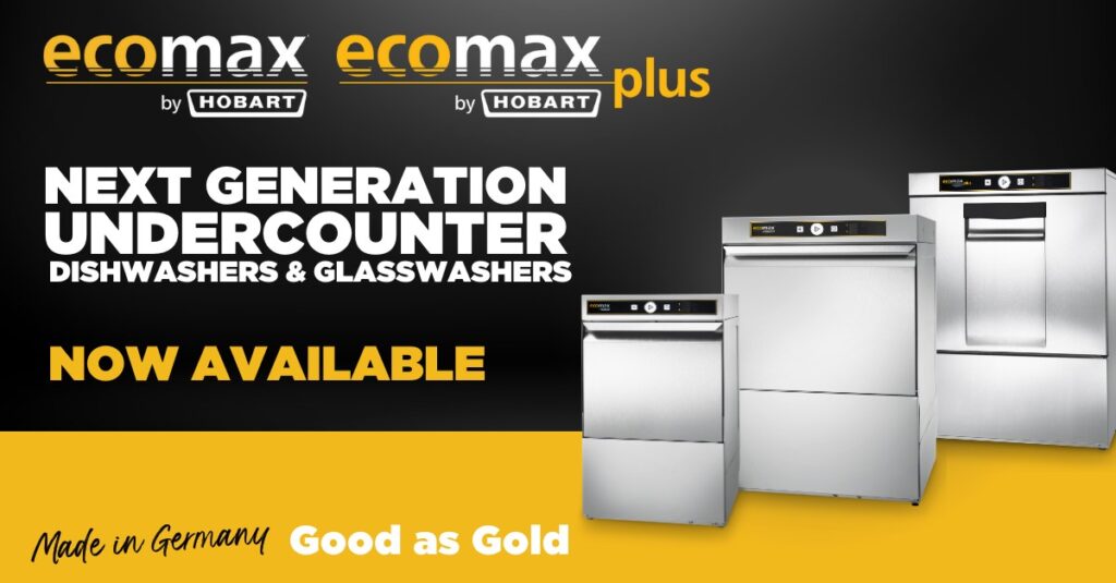 NEXT GENERATION ecomax & ecomax PLUS by HOBART Ecomax Web Banner Now Available