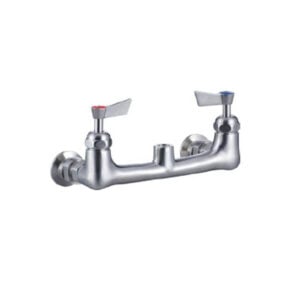 3 Monkeez T-3M61689 Stainless Steel Exposed Dual Wall Mount Tap Body Complete with Spreaders.