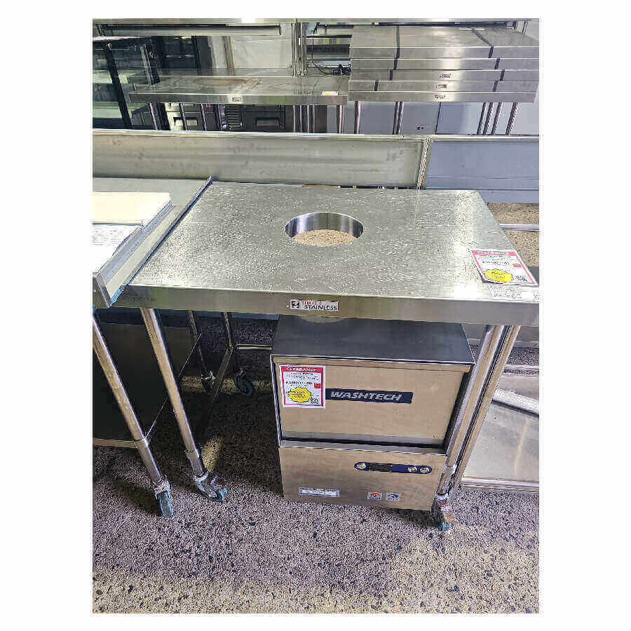 Ex RIT Simply Stainless SS03.6.0900 900x600mm Mobile Island Bench Ex RIT Simply Stainless SS03.6.0900 900x600mm Mobile Island Bench