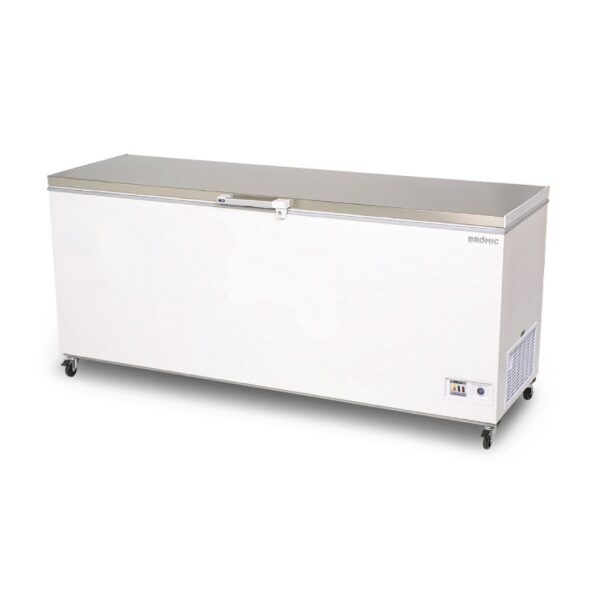 Bromic CF0700FTSS 675Lt Flat Stainless Steel Chest Freezer
