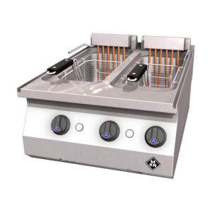 MKN 1220303B 2 x 12.5Lt Countertop Electric Deep Fat Fryer London 2