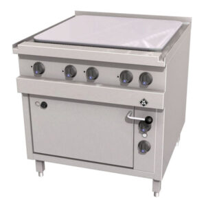 MKN 2023503 Four Zone Electric Range with Stainless Steel Hob and Electric Oven