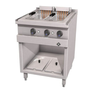 MKN 2120325B 700 Series 2 x 12.5Lt Electric Deep Fat Fryer London 2
