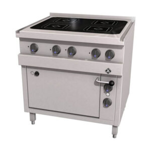 MKN 2123403 700 Series 4 Zones Electric Vitro Range with Seamless & Ceramic Hob and Electric Oven