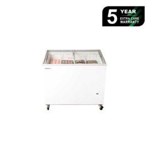 Bromic CF0300ATCG 264Lt Curved Glass Chest Freezer