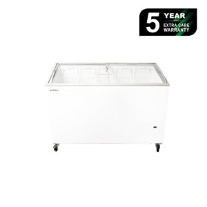 Bromic CF0400ATCG 352Lt Curved Glass Chest Freezer